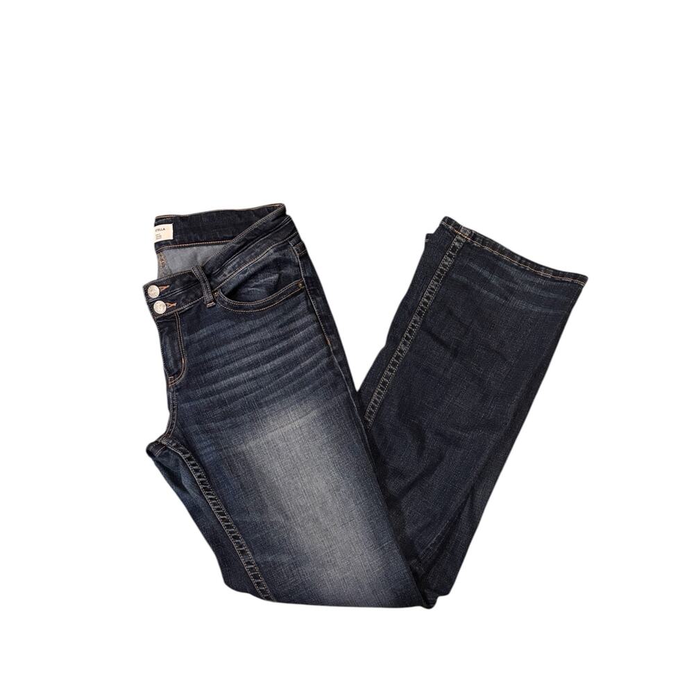 BKE Stella jeans slim fit low rise bootcut womens size 30 x 35.5 medium wash.